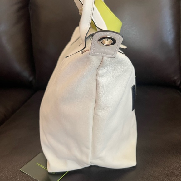 NWT LONGCHAMP Le Pliage Leather Limited Edition Crossbody Tote Bag - Picture 9 of 14